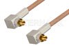 MC-Card Plug Right Angle to MC-Card Plug Right Angle Cable Using RG178 Coax