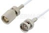 75 Ohm 1.6/5.6 Plug to 75 Ohm BNC Male Cable Using 75 Ohm RG187 Coax, RoHS
