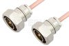 7/16 DIN Male to 7/16 DIN Male Cable Using RG401 Coax