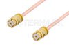 SMP Female to SMP Female Cable Using PE-047SR Coax