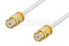 SMP Female to SMP Female Cable Using PE-SR047FL Coax