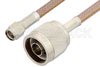SMA Male to N Male Cable Using RG400 Coax, RoHS