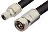 N Male to 7/16 DIN Male Cable Using RG218 Coax, RoHS