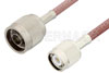 N Male to TNC Male Cable Using RG142 Coax