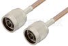 N Male to N Male Cable Using RG400 Coax, RoHS