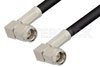 SMA Male Right Angle to SMA Male Right Angle Cable Using RG58 Coax, RoHS