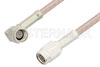 SSMA Male to SSMA Male Right Angle Cable Using RG316 Coax, RoHS