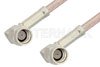 SSMA Male Right Angle to SSMA Male Right Angle Cable Using RG316 Coax