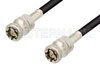 QD SMA Male to QD SMA Male Cable Using RG58 Coax