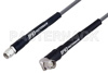 SMA Male to SMA Male Right Angle Test Cable Using PE-P160 Coax, RoHS
