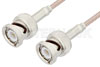 BNC Male to BNC Male Cable Using 75 Ohm RG179 Coax , LF Solder