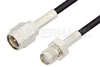 SMA Male to SMA Female Cable Using RG174 Coax, RoHS