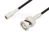 SMB Plug to BNC Male Cable Using PE-B100 Coax