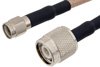 SMA Male to TNC Male Cable Using RG141 Coax