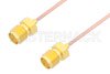 SMA Female to SMA Female Cable Using PE-047SR Coax, RoHS