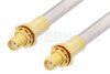 SMA Female Bulkhead to SMA Female Bulkhead Cable Using PE-SR401AL Coax