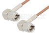 SMC Plug Right Angle to SMC Plug Right Angle Cable Using RG178 Coax