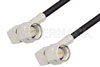 SMA Male Right Angle to SMA Male Right Angle Cable Using RG174 Coax, RoHS