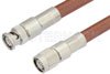 TNC Male to BNC Male Cable Using RG393 Coax