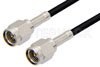 SMA Male to SMA Male Cable Using PE-C100-LSZH Coax