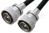 7/16 DIN Male to 7/16 DIN Male Cable Using PE-C195 Coax