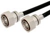 7/16 DIN Male to 7/16 DIN Male Cable Using PE-C400 Coax