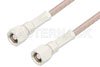 SMC Plug to SMC Plug Cable Using RG316 Coax, RoHS