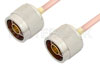 N Male to N Male Cable Using RG402 Coax, RoHS