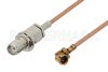 SMA Female Bulkhead to UMCX Plug Cable Using RG178 Coax