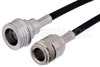 N Female to QN Male Cable Using RG223 Coax