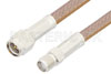 SMA Male to SMA Female Cable Using RG400 Coax , LF Solder