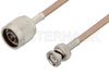 N Male to BNC Male Cable Using RG400 Coax
