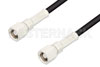 SMC Plug to SMC Plug Cable Using RG174 Coax, RoHS