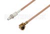 SMC Jack Bulkhead to UMCX Plug Cable Using RG178 Coax