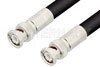 BNC Male to BNC Male Cable Using RG214 Coax, RoHS