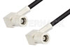 SMB Plug Right Angle to SMB Plug Right Angle Cable Using RG174 Coax