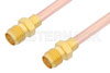 SMA Female to SMA Female Cable Using RG402 Coax