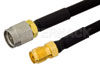 SMA Male to SMA Female Cable Using PE-SR402FLJ Coax