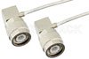 TNC Male Right Angle to TNC Male Right Angle Cable Using PE-SR405FL Coax