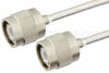 TNC Male to TNC Male Semi-Flexible Precision Cable Using PE-SR402FL Coax, LF Solder, RoHS