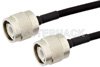 TNC Male to TNC Male Cable Using PE-SR402FLJ Coax