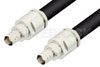 BNC Female to BNC Female Cable Using RG214 Coax, RoHS