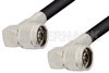 N Male Right Angle to N Male Right Angle Cable Using LMR-400 Coax