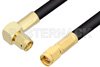 SMA Male to SMA Male Right Angle Cable Using LMR-240 Coax