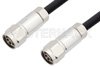 N Male to N Male Cable Using 1/4 inch Superflexible Coax