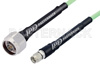 SMA Male to N Male Low Loss Cable Using PE-P142LL Coax, RoHS