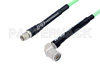 SMA Male to TNC Male Right Angle Low Loss Cable Using PE-P142LL Coax, RoHS