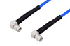 SMA Male Right Angle to SMA Male Right Angle Cable Using PE-P141 Coax