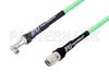 SMA Male Right Angle to TNC Male Low Loss Test Cable Using PE-P300LL Coax, RoHS