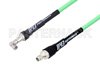 SMA Male to SMA Male Right Angle Low Loss Test Cable Using PE-P300LL Coax, RoHS